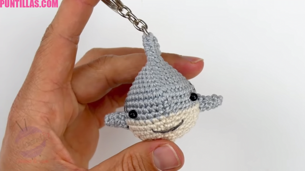 Mini tiburón amigurumi paso a paso 🦈