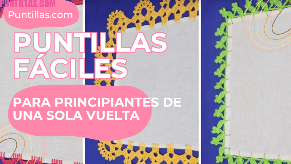 🧶Puntillas fáciles para principiantes de una sola vuelta