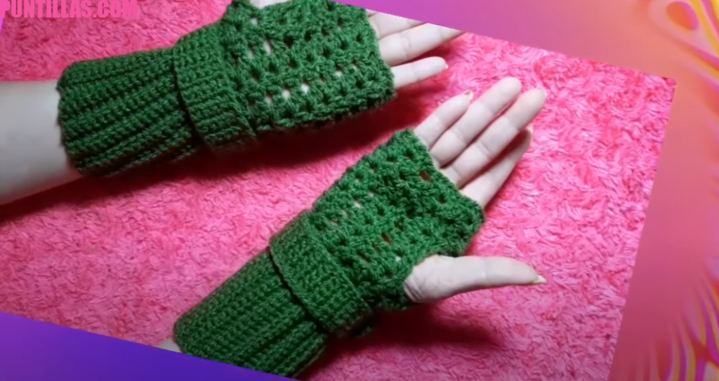 MITONES CON PUNTO ABANICO AESTHETIC