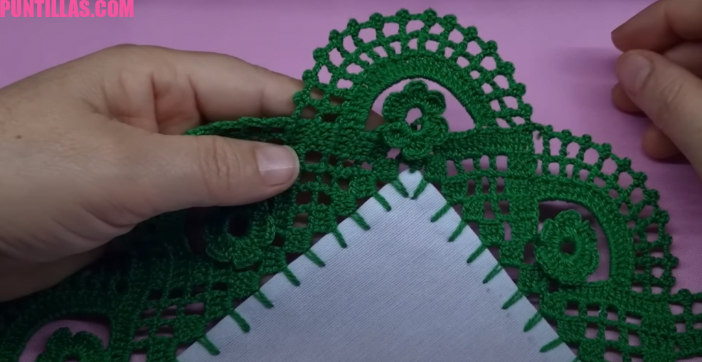 ✨Patrón puntillas de una sola vuelta