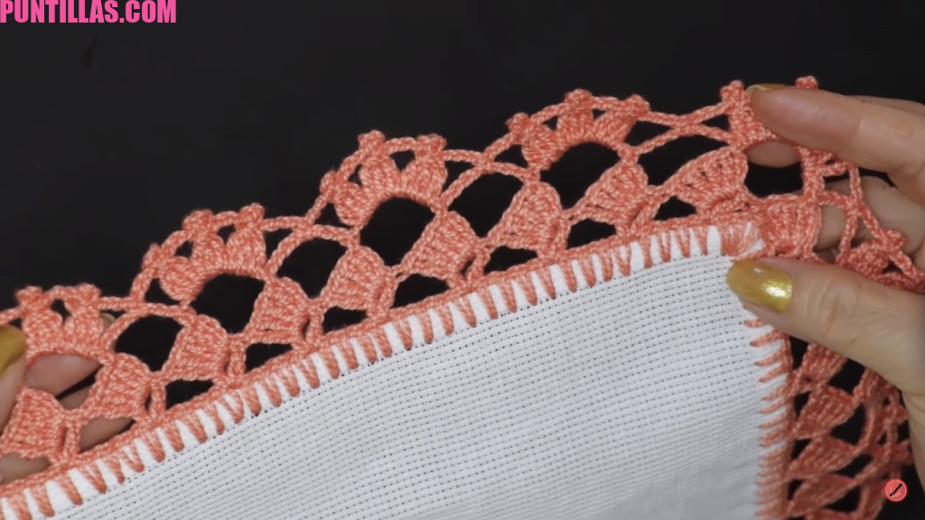 Tutorial de Puntilla a Crochet Fácil y Hermosa