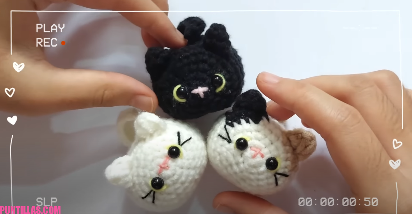 Cómo Crear Mini Gato de Crochet